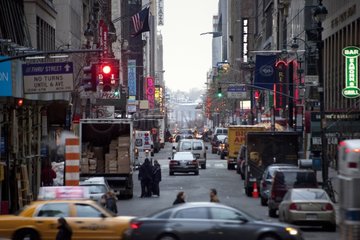 Street scene in New York