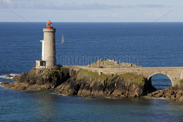 Petit Minou Lighthouse in Plouzane  Brittany  France