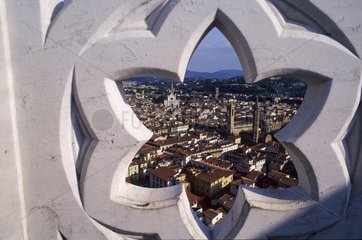 Vue générale de Florence du haut du Campanile