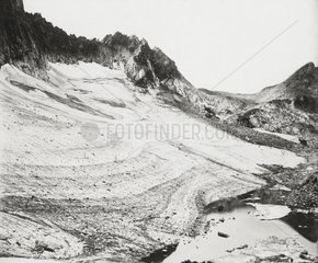 Gletscher von Clarabide 1904 PyrenÃ¤en Frankreich