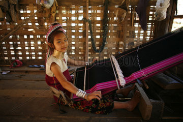 Longneck tribe in Burma
