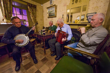 local band in a Pub in cushendall