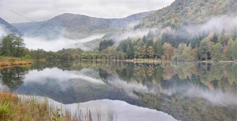 Sewen Lake in autumn - Doller Vallee Vosges France