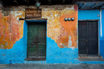 house door in Antiqua  Guatamala