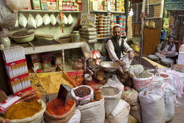 Bazaar in downtown Kabul  Afghanistan
