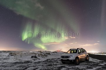 Aurora Borealis on the Reykjanes Peninsula - Iceland