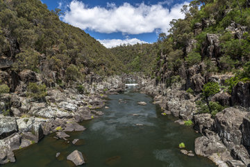 River in Cataract Gorge Reserve  Launceston Tasmania