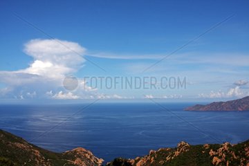 Currents in the sea - Gulf of Porto Corsica France