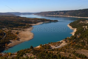 Lake Sainte-Croix in autumn - Provence France