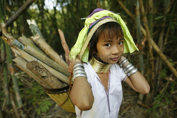 Longneck tribe in Burma