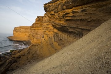 Coastal cliffs - Reserve of Paracas Peru