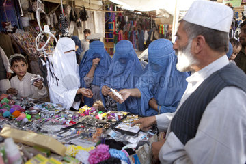 Bazaar in downtown Kunduz city  Afghanistan
