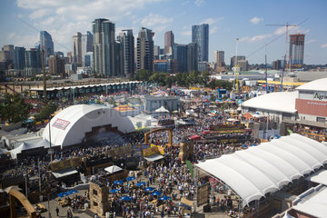 fairground of the stampede in Canada
