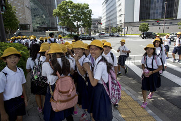 school girls in Japan