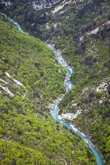 Great Verdon Canyon  La-Palud-sur-Verdon  Verdon Regional Nature Park  Alpes de Haute Provence  France