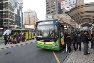 busstation in Macau  China