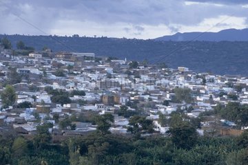 View of the town of Harar in Ethiopia