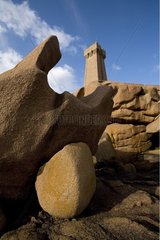 Chaos Ploumanac'h pink granite and the lighthouse
