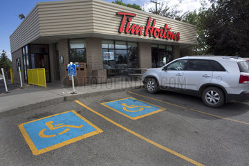 Tim Hortons restaurant in Canada