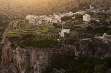 Village of A' Sherageh in the green mountains - Oman