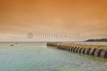 Pier of the Houle Cancale - Bretagne France