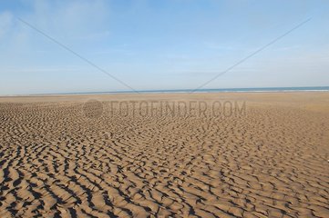 Sandstrand des Damms von Braek in Dunkerque