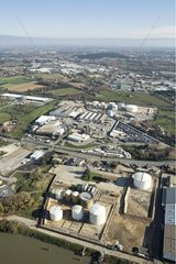 Luftaufnahme von Pontet -Raffinerie Frankreich