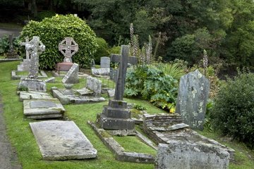 Celtic cemetery in Cornwall England