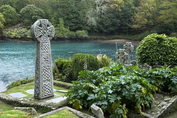 Celtic cemetery in Cornwall England