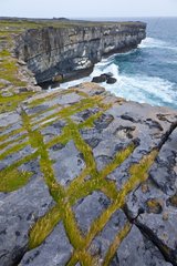 Black Fort Cliffs Inishmore Island Ireland