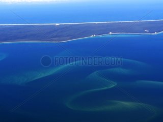 Moreton Island and Great Barrier Reef Australia
