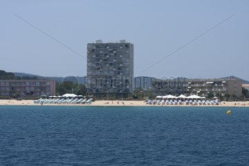 Building on the sea and private beach Riviera France