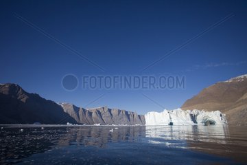 Iceberg in Kejser Franz Joseph Fjord Greenland