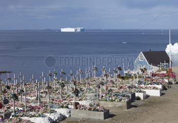 Village cemetery Upernavik Greenland
