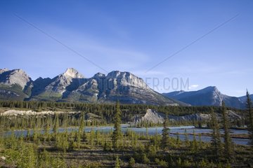Landscape of the Canadian Rockies Banff NP Canada