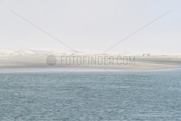Ojo de Liebre Lagoon (formerly known as Scammon's Lagoon)  dunes of white sand  Guerrero Negro  Baja California Sur  Mexico