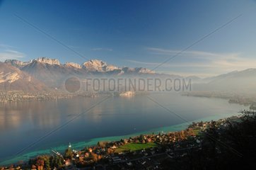 Lake Annecy in autumn France