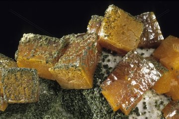 Wulfenite originated of Chihuahua Mexico