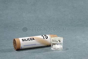 Tube of granules Homeopathy Silicea