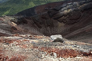 Krater von Cerro Negro Active Vulcano Nicaragua