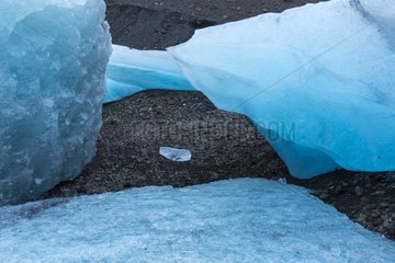 Ground ice an ice cave - PN Skaftafell Iceland