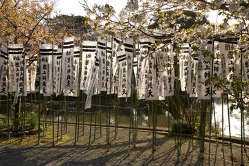 Banderolles in a temple Imperial City Kamakura [AT]