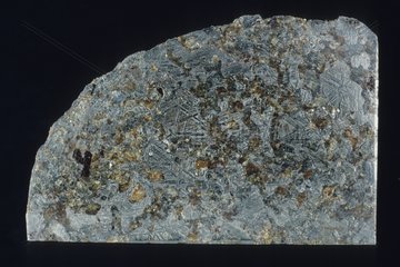 Iron meteorite from Saxony in Germany