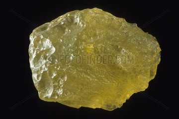 Tektite meteorite from Sand Sea in Libya