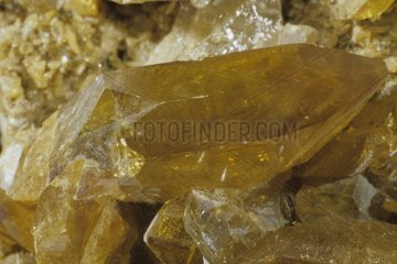 Titanite originated from Minas Gerais in Brazil
