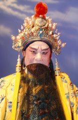 Hong Kong  opéra chinois  comédien chinois en Empereur Ming