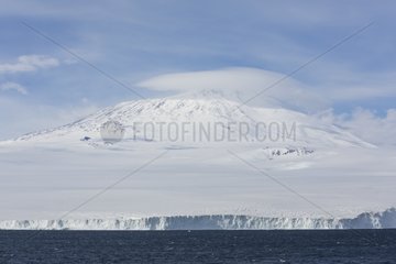 Mount Erebus and ice - Ross Sea Antarctic