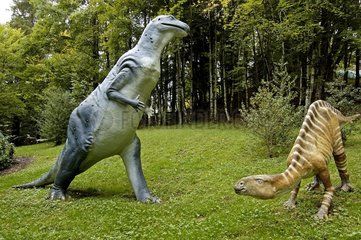Iguanodon du Crétacé inférieur France