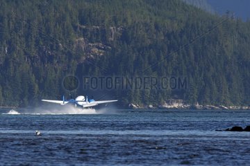Aircraft flying over Glendale Cove Canada