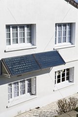 Solar cells for the health hot water of the home